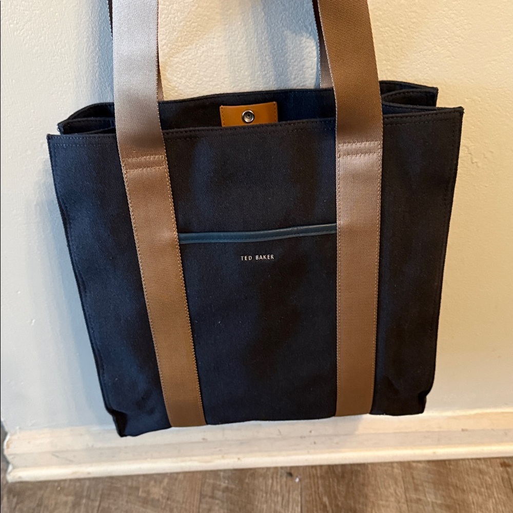 Ted Baker Black and Brown Laptop Bag - Picture 7 of 7